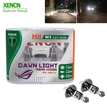 XENCN H1 12V 55W 3800K Şafak İşık Sınırlı Görüş Araba Sis Farları Far UV Cam Halojen Lamba Yerine Yükseltme Ampuller 2 adet