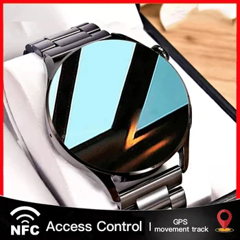 Xiaomi NFC Akıllı İzle Erkekler Bluetooth Çağrı GPS Hareketi Parça Kablosuz Şarj IP68 Su Geçirmez EKG PPG Spor Smartwatch kadınlar