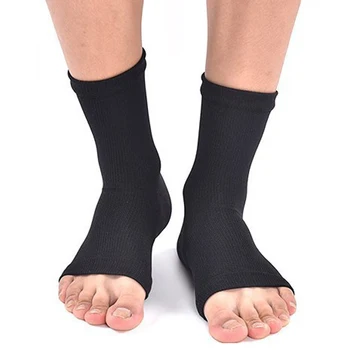 Yaz Sonbahar Bahar Erkek Kadın Sıkıştırma Ayak Bileği Kollu Anti Yorgunluk Tıbbi Orta Tüp Çorap Şişme Plantar, 1 Çift