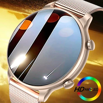 Yeni 360 * 360 HD ekran akıllı izle 2022 kadın erkek Smartwatch IP67 su geçirmez kalp hızı monitörü Android ıOS için Samsung