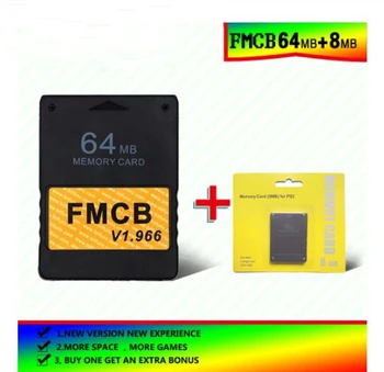 Yeni sürüm ve Yeni fonksiyon PS2 Ücretsiz McBoot Hafıza Kartı FMCB 64MB V1. 966 ve 8/16/32/128 / MB hafıza kartı paketi