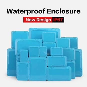Yeni Tasarım IP67 Su Geçirmez Muhafaza Plastik Kutu Elektronik Proje Açık Enstrüman Elektrik Proje Kutusu Bağlantı Konut