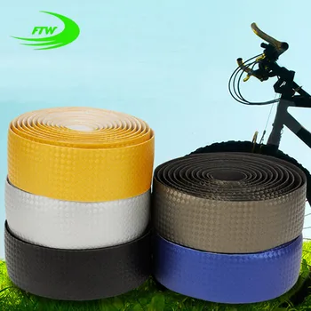 Yeni Yüksek Kalite Bisiklet Yol Bisikleti Spor Bisiklet Cork Gidon Bandı + 2 Bar Tak Karbon Fiber kemer Fiber kayış HBSM104