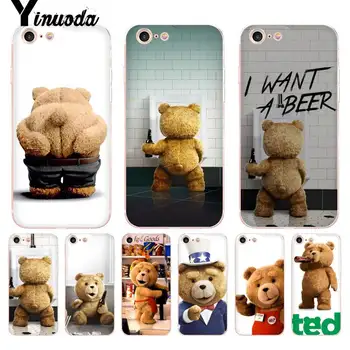 Yinuoda Ted Ayı Film Ted Öpücük BENİM Popo Göt Telefon Aksesuarları iphone için kılıf 13X6 6S 7 7 artı 8 8 Artı XS XR11 11pro 11promax