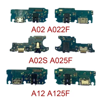 Yüksek kalite şarj aleti Dock Bağlantı Noktası Samsung Galaxy A02 A022F A02S A025F A12 A125F USB Şarj jack konnektörü Kurulu Flex Kablo