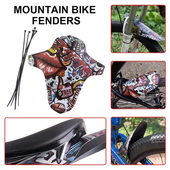 ZTTO MTB Çamurluk Bisiklet Çamurluk Hafif dayanıklı Ön Arka Kısa Uzun Çamurluklar Dağ Yolu MTB Bisiklet 1 Adet