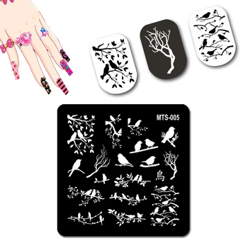 Şube Kuş tırnak yapıştırması Çin Tarzı Saksağan Tırnak Sanat Tasarım Geleneksel Çince Karakter KUŞ Tırnak Stamper #MTS-005
