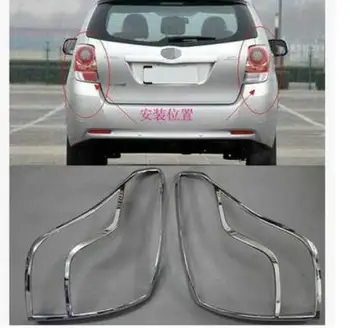 araba styling 2011-2013for Toyota Verso EZ ABS Krom Sonrası far Lambası Kapağı