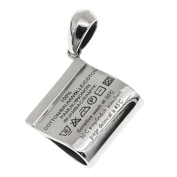 BOCAI Yeni katı 100 % s925 gümüş takı cüzdan kolye kişilik, eski kolye aksesuarları ıns tarzı Erkek ve Kadın kolye