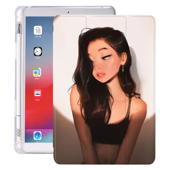 Güzel Kız İçin iPad kılıfı Hava 4 5 Mini 4 5 6 iPad Kapak 5 6th 10.2 11 12.9 İnç Aksesuarları ipad kılıfı kalemlik
