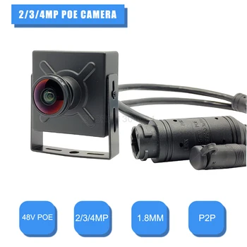 MİNİ IP Kamera 2MP 3MP 4MP P2P Onvif H. 265 Geniş Açı CCTV Gözetim Video Güvenlik Küçük POE Kamera XMEYE İCSEE Mikro ip Kamera