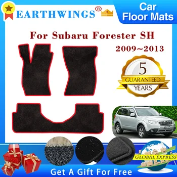 Subaru Forester için SH 2009~2013 2010 Araba Paspaslar Paneli Ayak Pedleri Halı Kapak Ayak Pedi Çıkartmalar Oto İç Aksesuarları